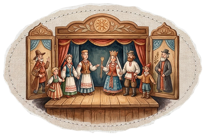 Афиша фестиваля: кукольный театр и батлейка